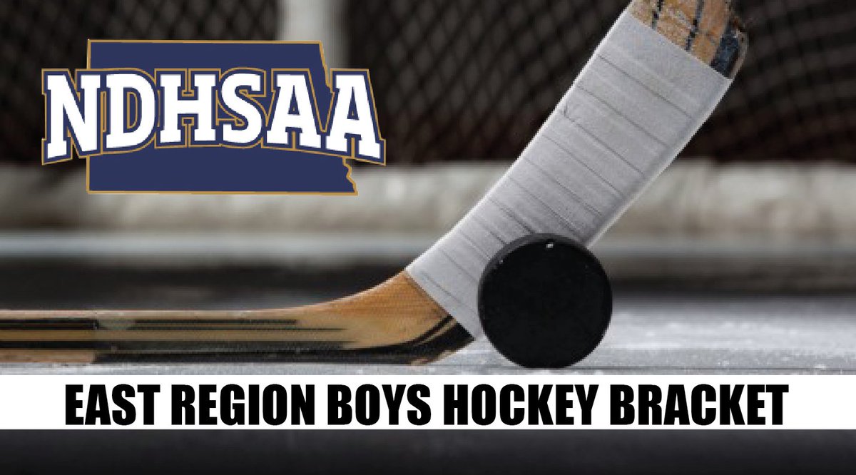 NDHSAA on Twitter "2023 NDHSAA East Region Boys Hockey Tournament
