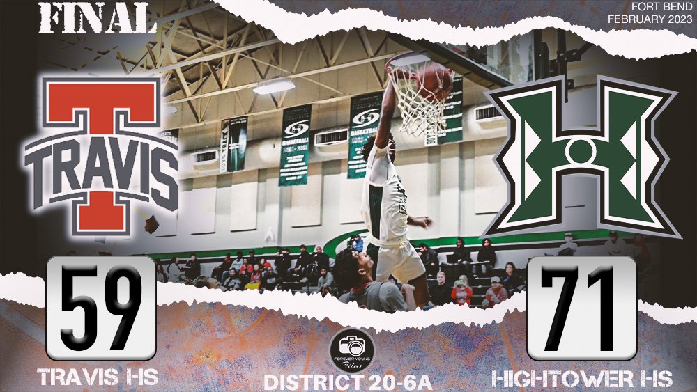 WATCH GAME RECAP👇
youtu.be/ZRr2nSdEK8o
District 20-6A Matchup

<a href="/THS_Tigers/">Travis High School</a> - 59
vs
<a href="/HHS_Boys_Bball/">HIGHTOWERboysbball</a> - 71✅

Scoring:
(THS)
<a href="/jaymack_01/">Jay Mack</a> - 14p
<a href="/rayyanisa9/">Rayyan Isa</a> - 12p
Nekabari Mii - 11p

(HHS)
<a href="/miltonnn__23/">Milton</a> - 27p
<a href="/JadenHughes05/">Jaden Hughes</a> - 22p

<a href="/RcsSports/">Jim Hicks</a> <a href="/lil_woods23/">Coach Woods ™</a> <a href="/TravisHoops/">Travis Basketball</a> <a href="/djones8301/">Doug Jones</a>
