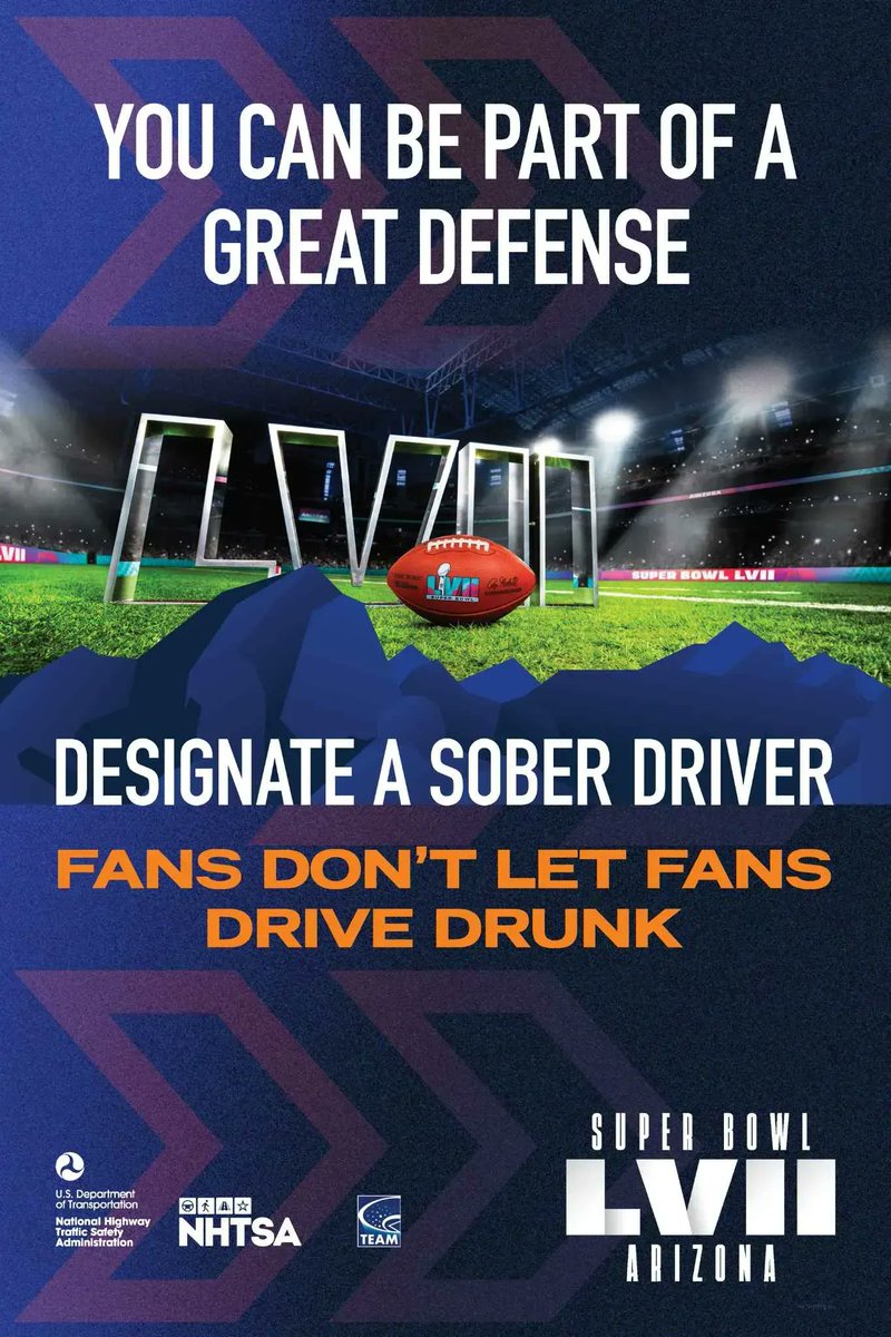 Don’t get sidelined by a DUI. Stay in the game — if you know you’ll be drinking, plan for a safe ride home before you leave the house.  #FansDontLetFansDriveDrunk #DriveSoberNoRegrets #EndTheStreakTX