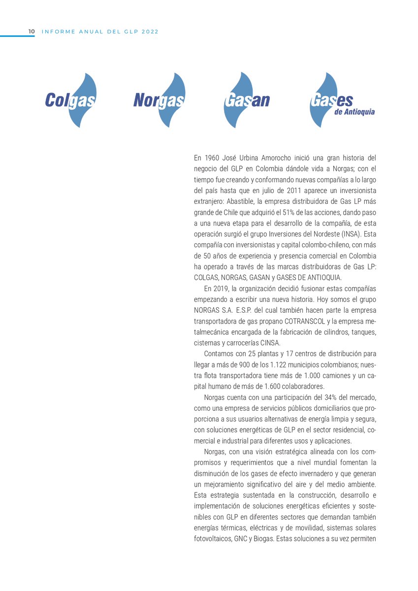 GasnovaCo's tweet photo. #SomosGLP Así es nuestra compañía afiliada #NORGAS . Más información en el #InformeAnualGLP @Superservicios @MinEnergiaCo  👉 https://t.co/N6UFwABQM6 https://t.co/k37vrpyTn3