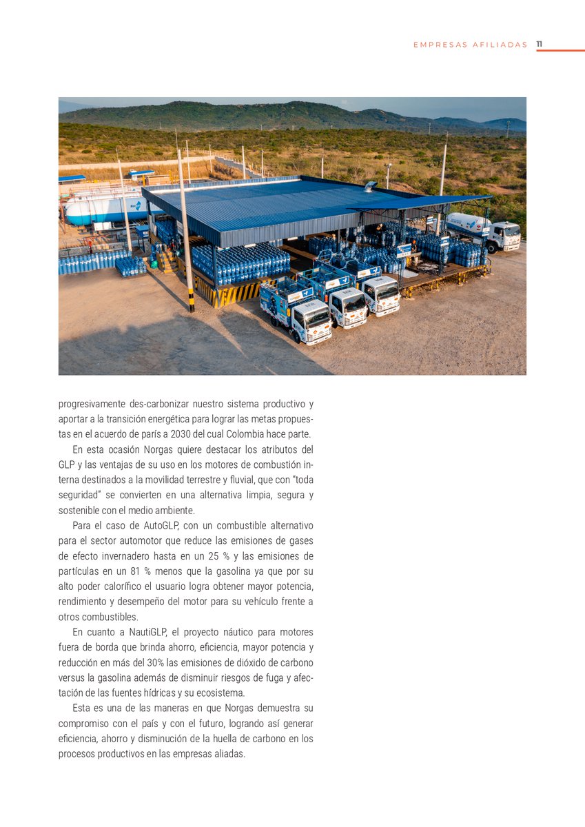 GasnovaCo's tweet photo. #SomosGLP Así es nuestra compañía afiliada #NORGAS . Más información en el #InformeAnualGLP @Superservicios @MinEnergiaCo  👉 https://t.co/N6UFwABQM6 https://t.co/k37vrpyTn3