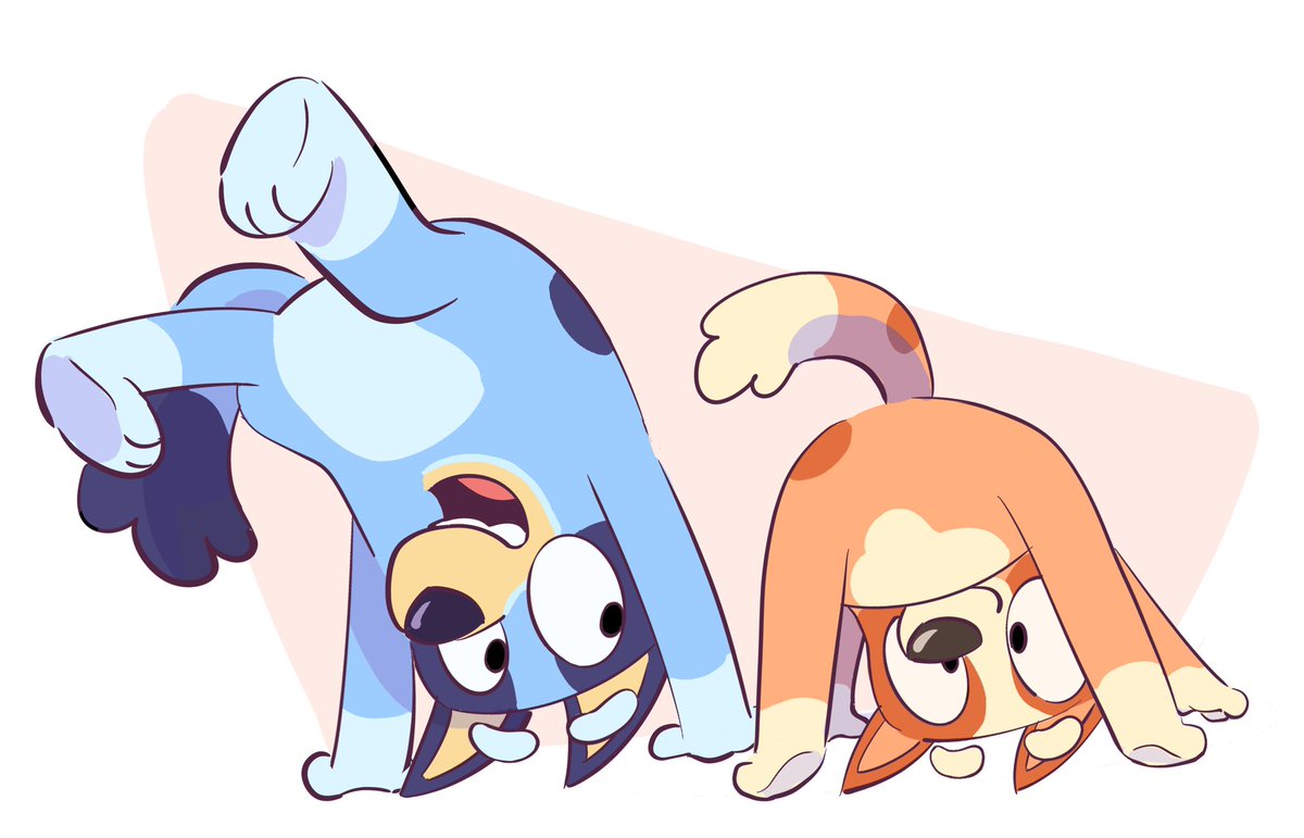 「downward dogs…? 」|Rae Huang - Available for Work!のイラスト