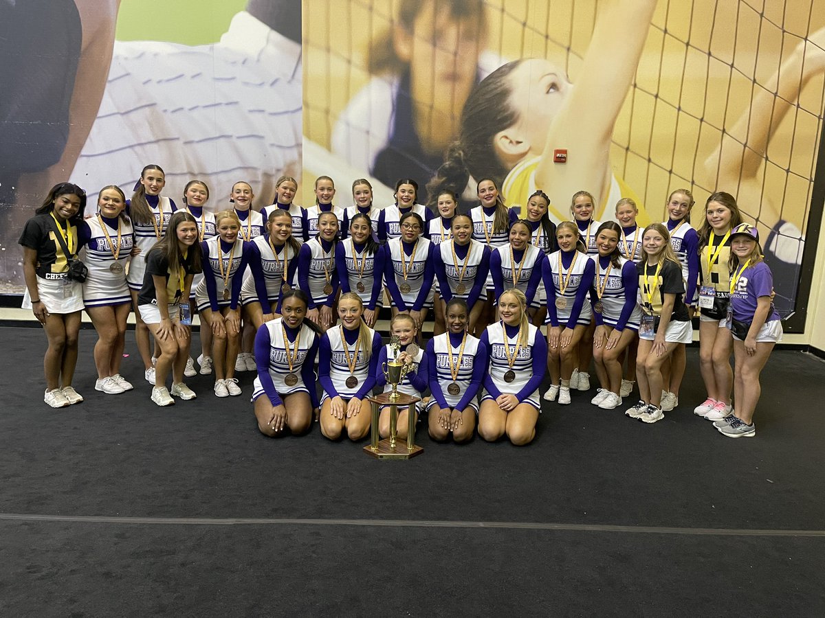 The Purples are coming home with BRONZE medallions! Third in the NATION🥉 Always a great day to be a Purple!