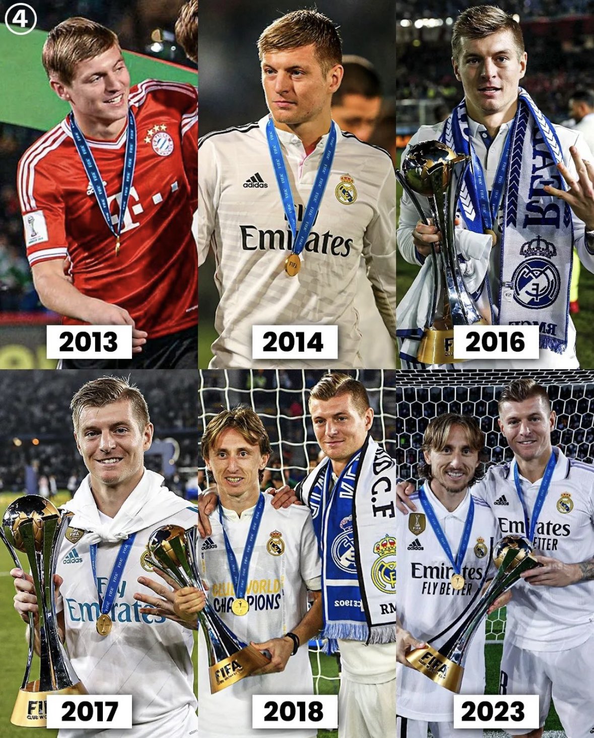 433 on Twitter "Toni Kroos is the only player in football history to