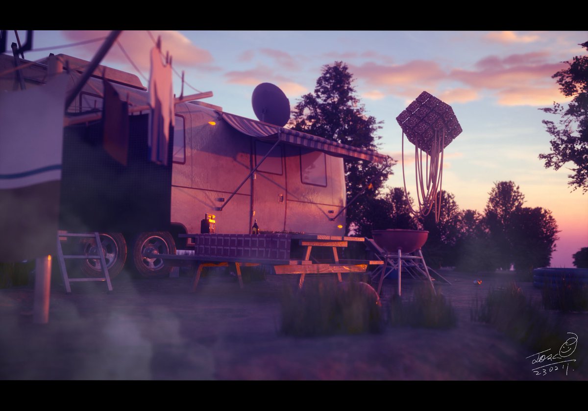 anarchylily's tweet photo. Day398 #dailydrawing #c4d #octanrender #kb3d #procreate camp https://t.co/GyUHfQHtKv