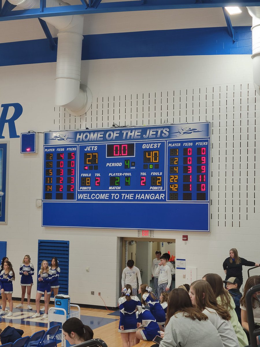 JV boys traveled to Franklin-Monroe  and get the win. Varsity tip in 20 minutes.