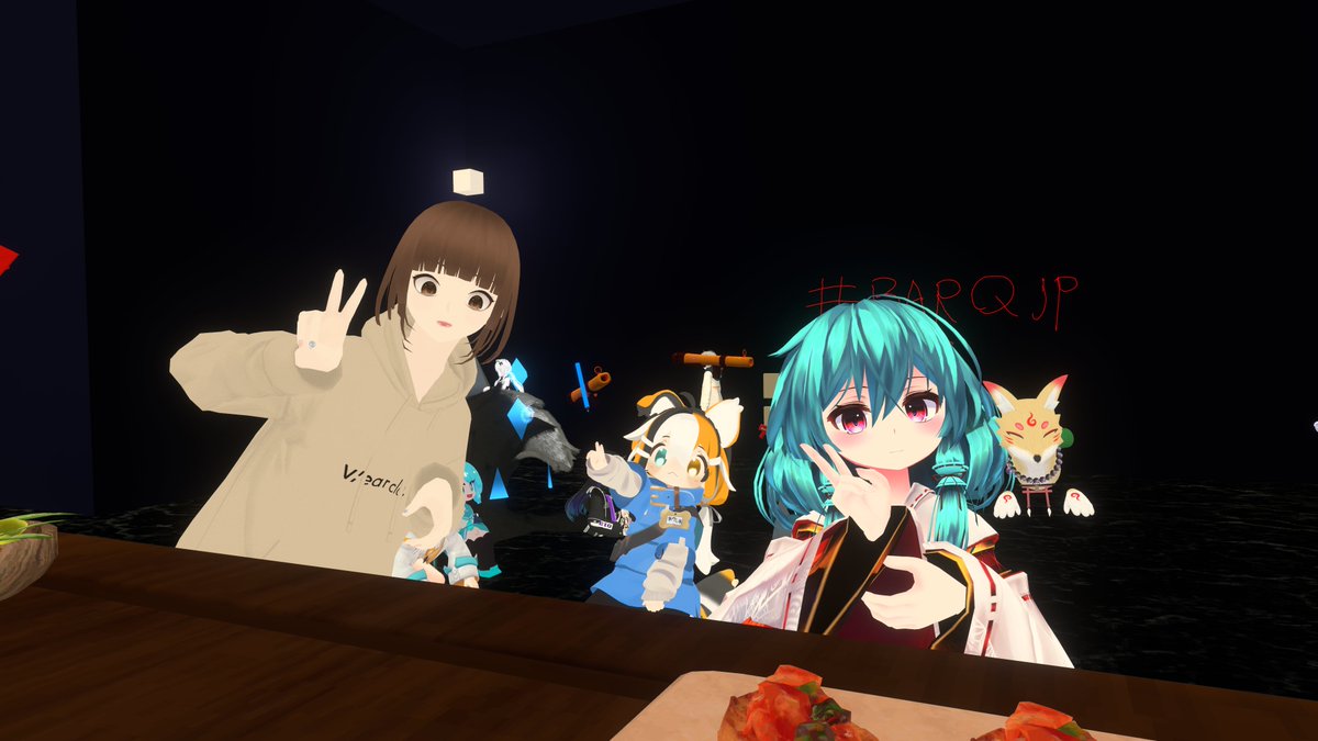 Sound_BarQJP's tweet photo. 今回のご来場いただきました素敵な皆さまです。
#QJP #VRC https://t.co/BmGfGRKJTE