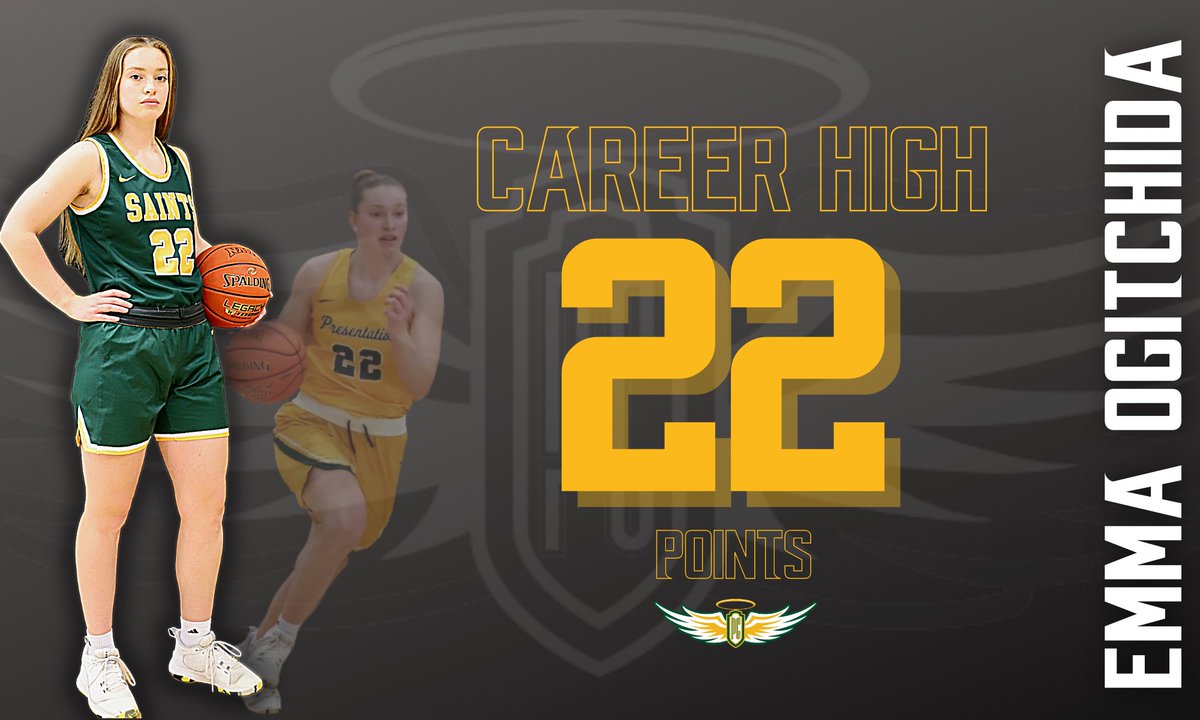 PCSaintsWBB's tweet image. Back to back nights in which our senior guards set career highs (on senior night too!). Emma drops a cool 22 on 64% (9/14) shooting from the field.

💛💚🖤