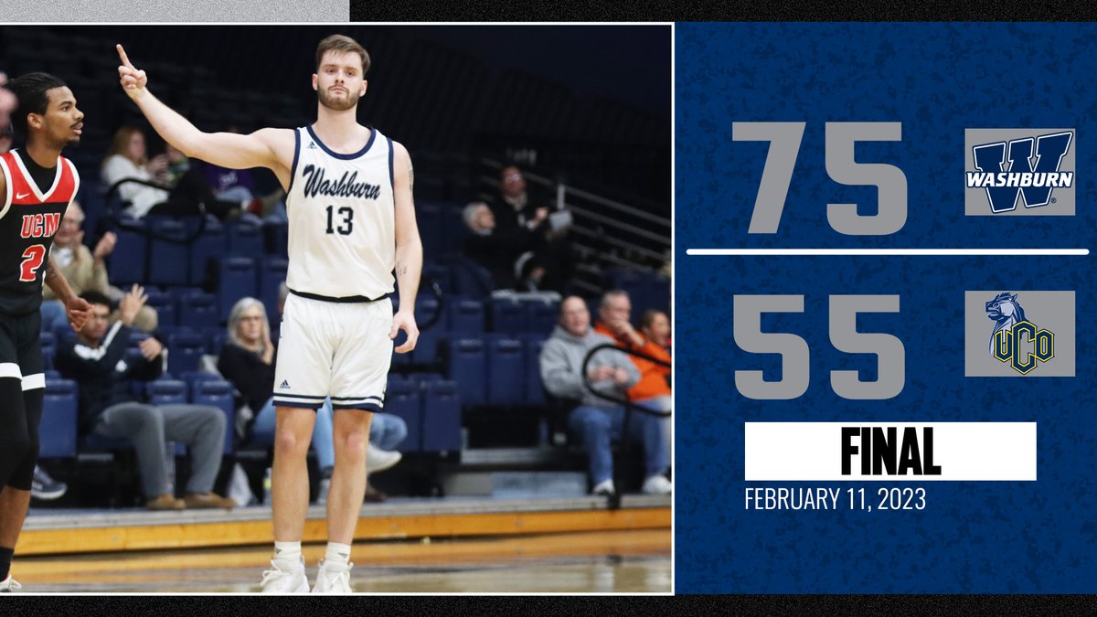 Washburn University on Twitter "RT IchabodMBB FINAL Washburn rolls