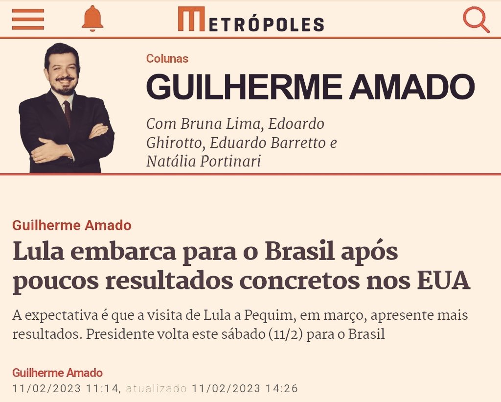 Já sinto saudades do PR BOLSONARO, e qdo o BRASIL era respeitado de fato, pelas políticas Econômicas, Acordos Internacionais, Proteção do nosso Território e Respeito à nossa Soberânia Nacional....
Bons Tempos 🤔