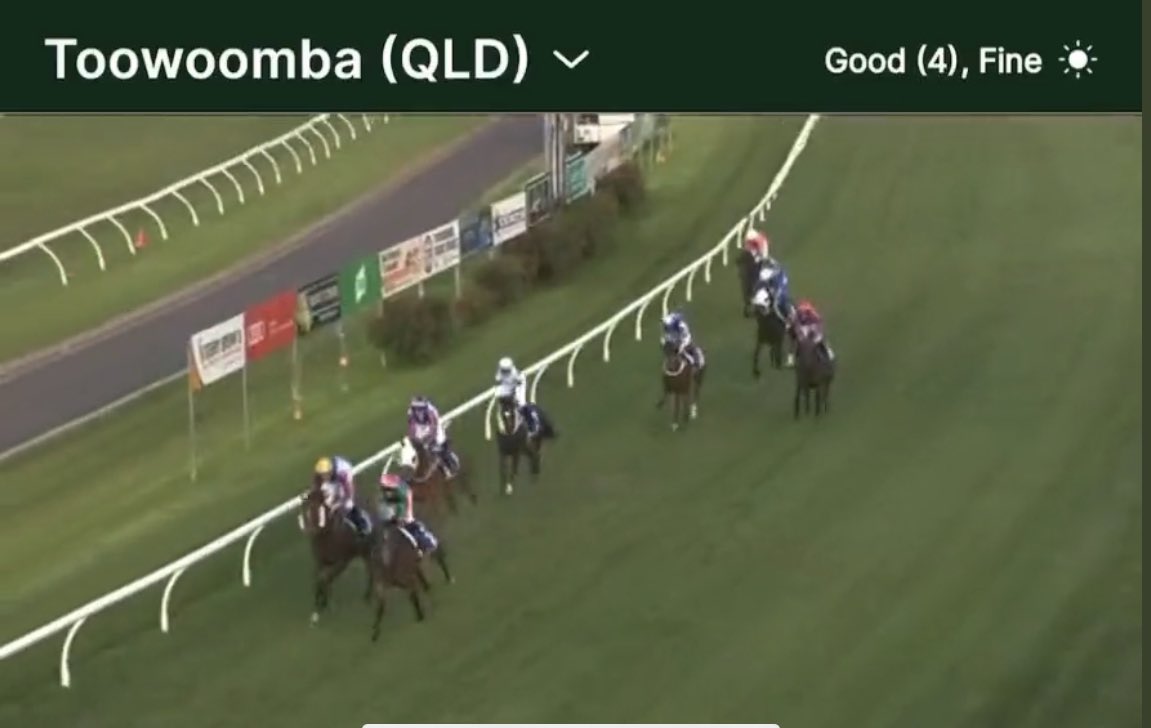 sauldownes's tweet photo. @JackJBet @ToowoombaTips I wasn’t on thankfully &amp; have never been there, but the winning post just passed the bend? https://t.co/0sQ4ReWEak