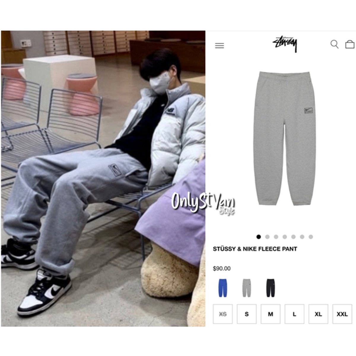onlystvan's tweet photo. ✯ VAV ST.VAN ✯ 
STÜSSY &amp; NIKE FLEECE PANT
DARK GREY HEATHER
By STÜSSY

📷ST.VAN IG [2023.01.09] 

#StVan #세인트반 #LeeGeumHyuk #이금혁 #StVanStyle #VAVStyle #VAVStyle_StVan #VAVFashion #VAV #브이에이브이 #OnlyStVan https://t.co/CbJfggdNf0