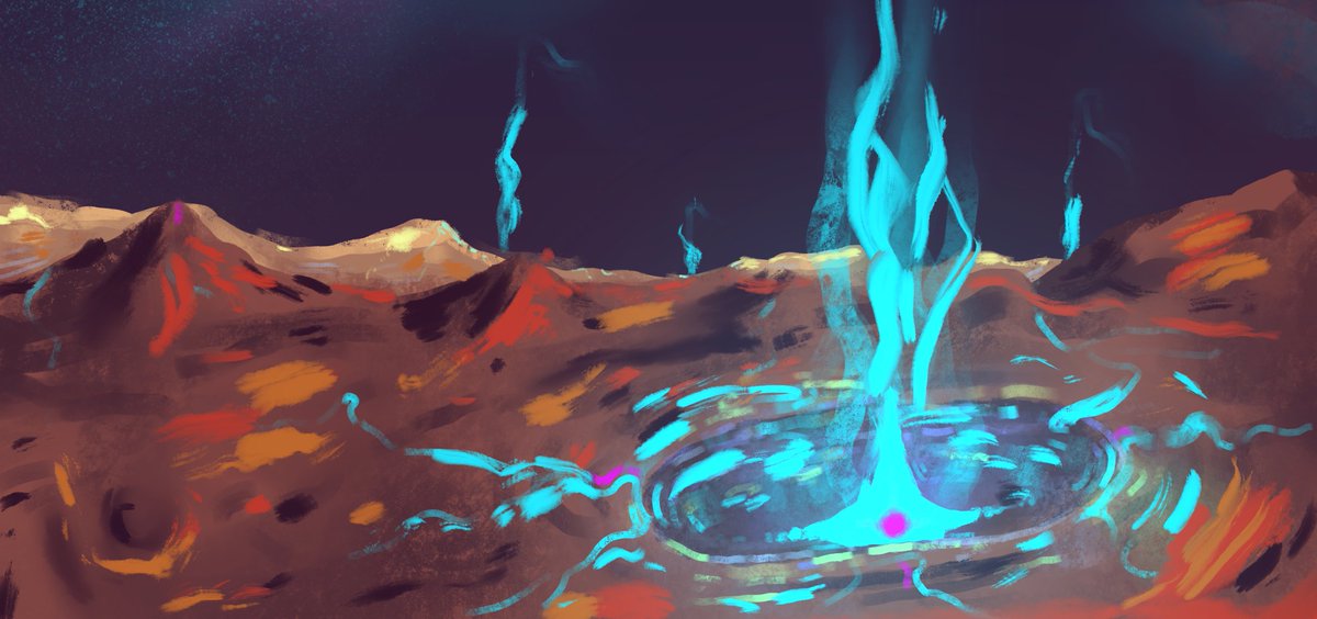 ONEworldEXPL's tweet photo. Cryptic touch occurred, the skies whispered and soundless thunder awake the planet In a heartbeat!  Land was seized by ripple, and rich veins of Minerals flowed into its very soul. No force in the universe could match the strength that planet was acquiring... #explorills 🪐 4/21 https://t.co/6MSfz5ibqY