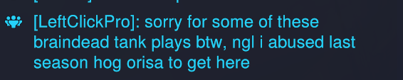 minty4am's tweet photo. Most honest ow player https://t.co/kYHAiMXPgT