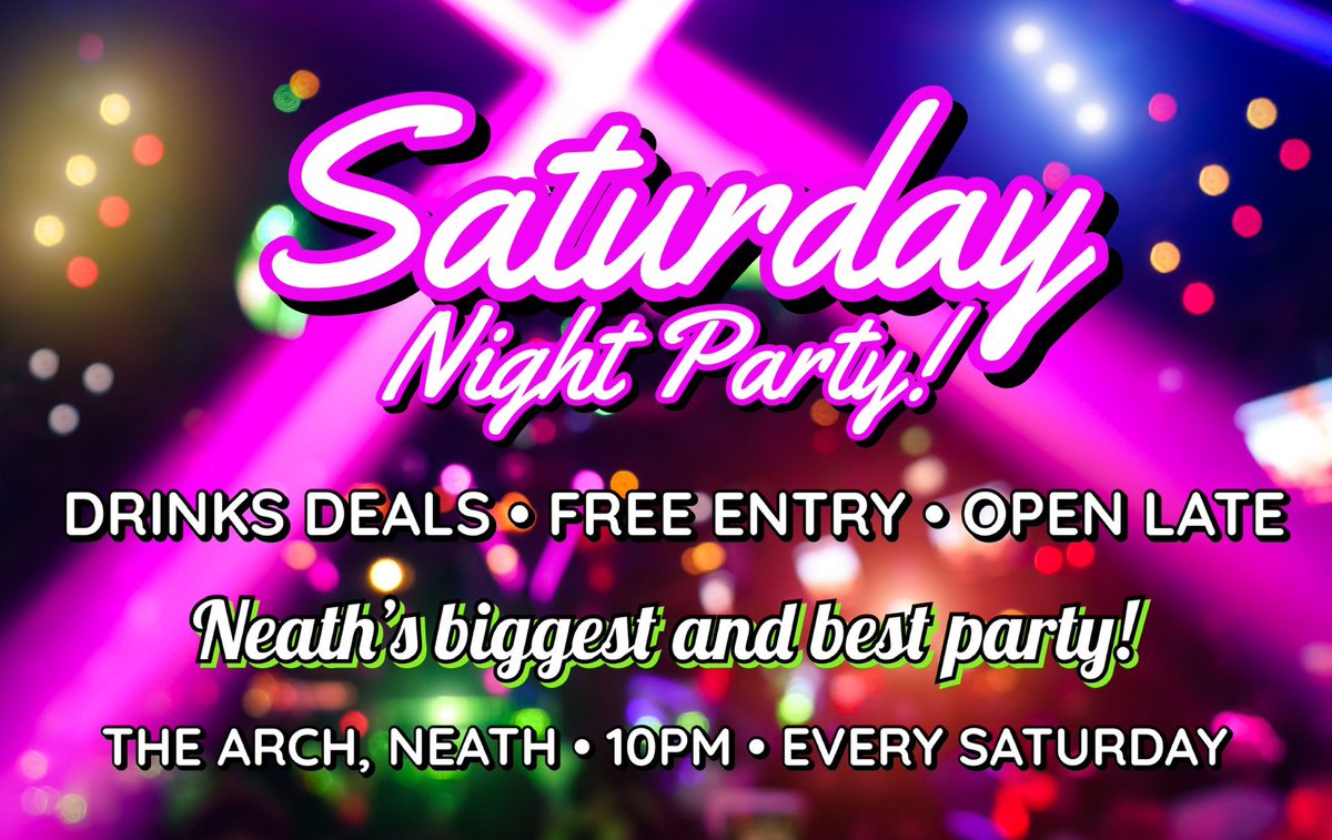 Every Saturday #TheArchNeath