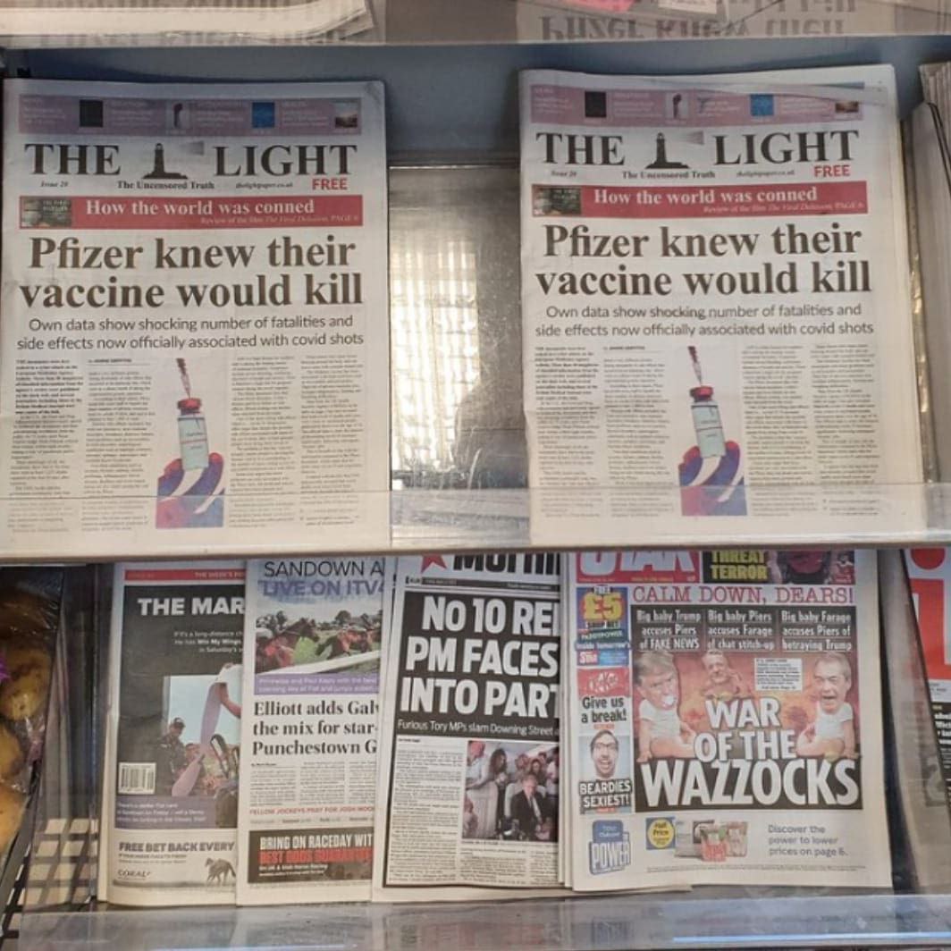 lidongomez999's tweet photo. PORTADA DE UN MEDIO INGLÉS!!!!🇬🇧
"Pfizer sabía que su vacuna podía matar"! https://t.co/ZTCUNAG2RW