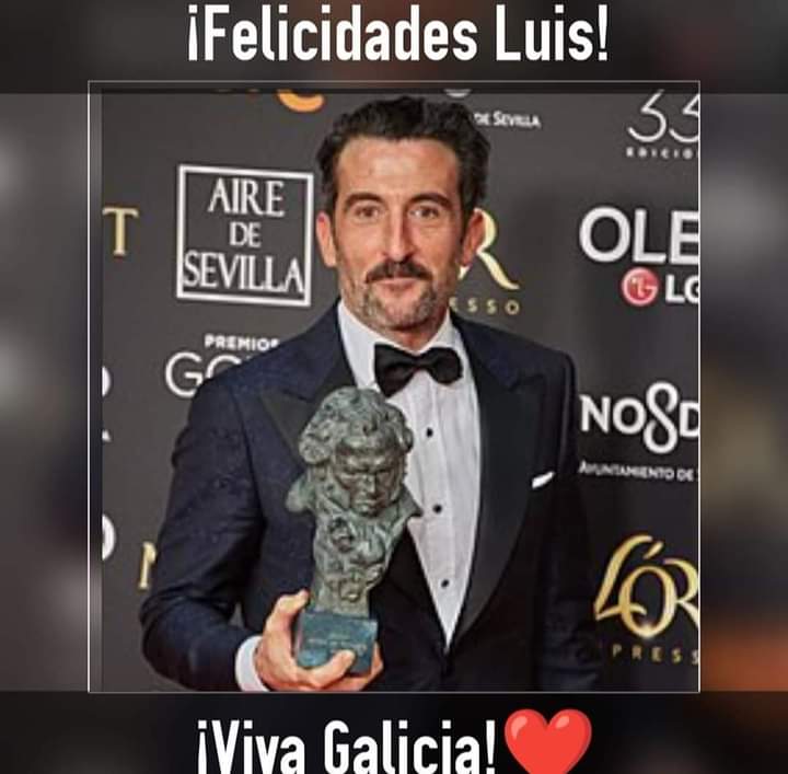 inmanespereira's tweet photo. ⭐️ #Goya2023 a Mejor Actor de Reparto a #Luis #Zahera, por As bestas.
🎥🎬 Es el segundo Goya que gana; el primero, también como actor de reparto, se lo llevó en la edición de 2019 con “El reino”. #LuisZahera #PremiosGoya2023 #AsBestas
#galiciamola
#galiciacalidade https://t.co/rYrnSA0CdA