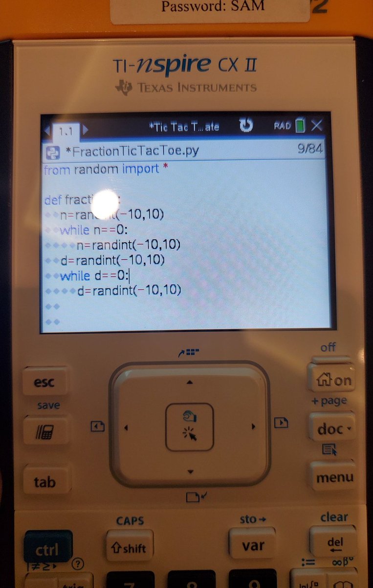 WalterEClarkeMS's tweet image. Coding in 84s and TiNspire. #girlcode #coding @TICalculators @PareesaShirazi