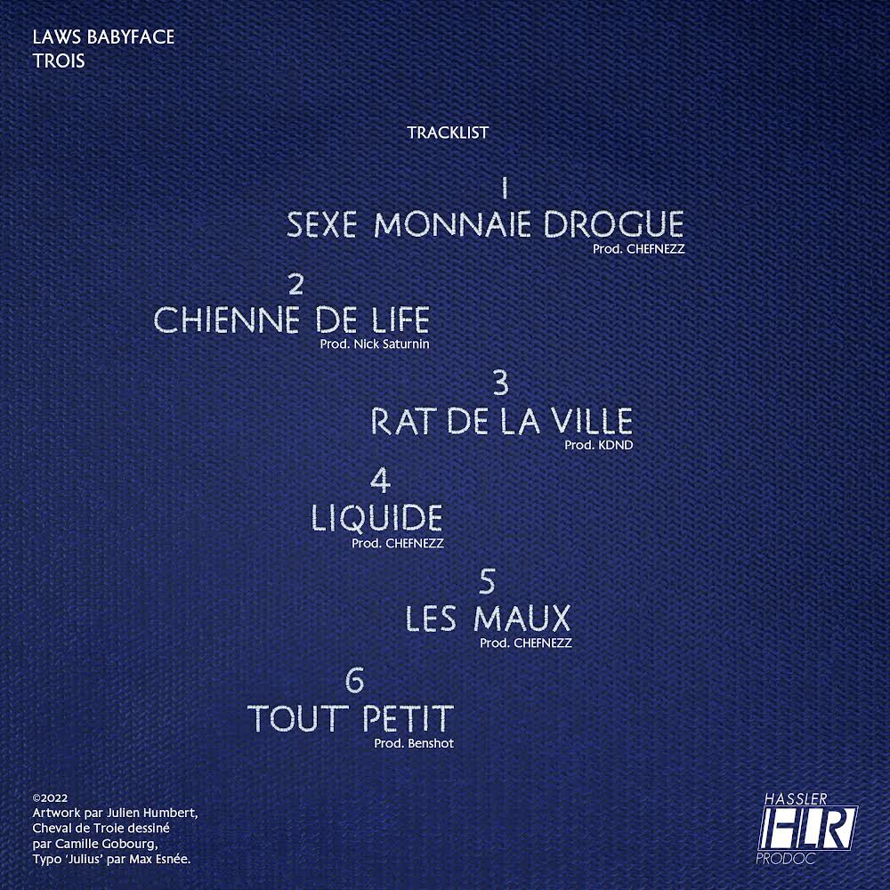 « TROIS » 
est maintenant disponible 💿
Je tiens à remercier tous ceux qui ont contribué de près ou de loin à la sortie de ce projet.
Merci à tous pour le soutien et la force. 
J’espère que cette EP vous plaira faites tourner comme il se doit 🔂 
C’est une page qui se tourne