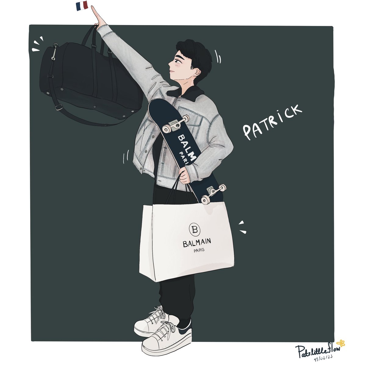 Wanat_atw's tweet photo. Salut, beau gosse @patrick_pppat 😎
.
.
Viens vite à Paris , je t’attends avec impatience~
🇫🇷
.
.
#แพทริค #INTO1Patrick
#PatrickFinkler
#patrick_pppat
#尹浩宇
#PatrickStarStudio https://t.co/MhQB7ciAZA
