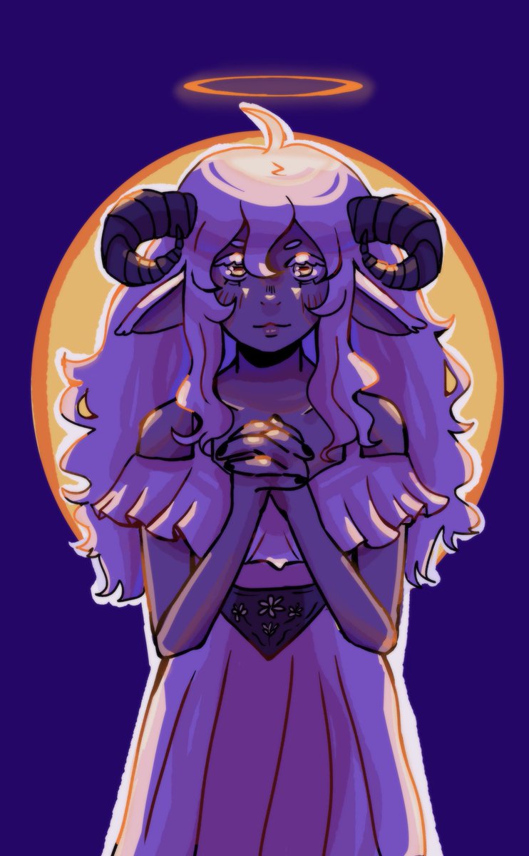 MoonjellyMarket's tweet photo. Sheep Goddess ✨

#anime #drawing #animeart #digitalart #characterdesign https://t.co/hxOVOHJaxd