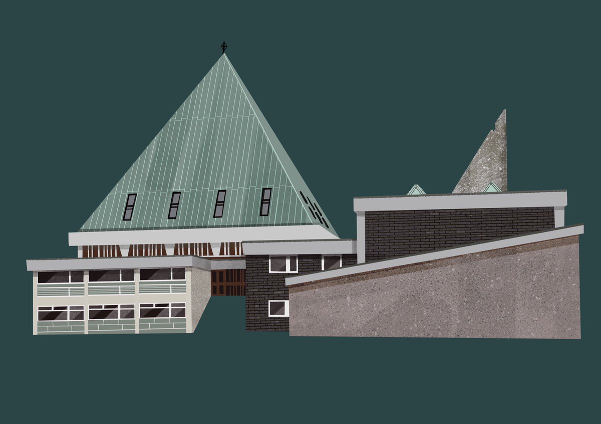 My interpretation of the Pyramid at Anderston. 

Minus stairs because sometimes I don’t want to draw stairs 😂

#brutalist #glasgow #anderston