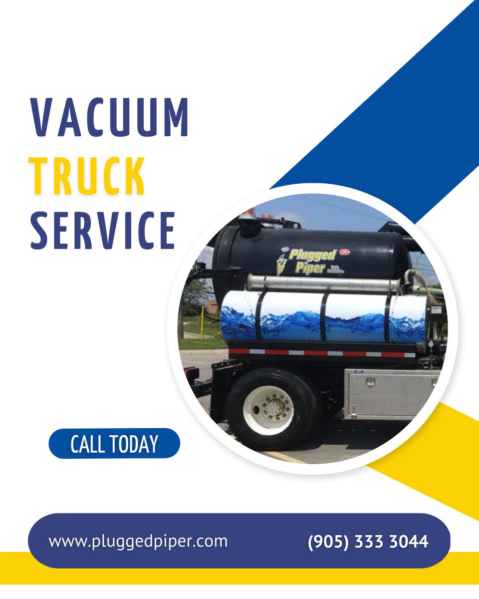pluggedpiper's tweet image. #PluggedPiper has the specialized equipment necessary to solve all of your residential, industrial and commercial #DrainProblems 😰

Our #VacuumTruck breaks up, collects and hauls away debris from your pipes, leaving them clean and clear with minimal mess