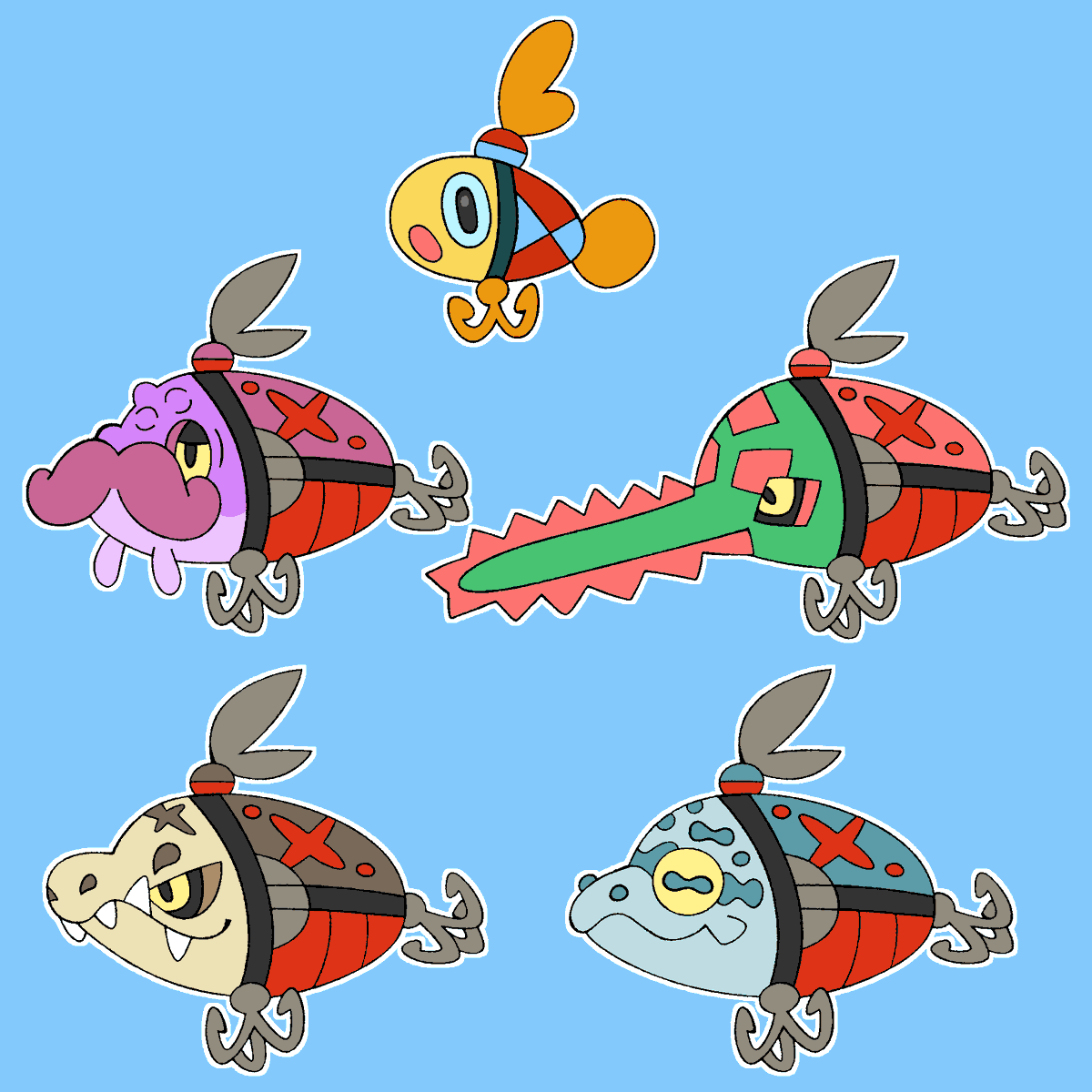 Lobless Fish Pokemon Love Fish