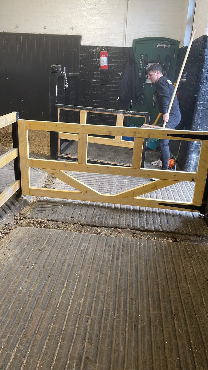 Now the “hoomans” are done with all the banging hammers, drilling and sawing etc etc… 🤷🏼‍♂️

I can’t wait until they get the new gates and fence painted and give us some peace!

Oh - I also heard them say there will be new signs for me and my Pal Nightcap too. 🐴👏