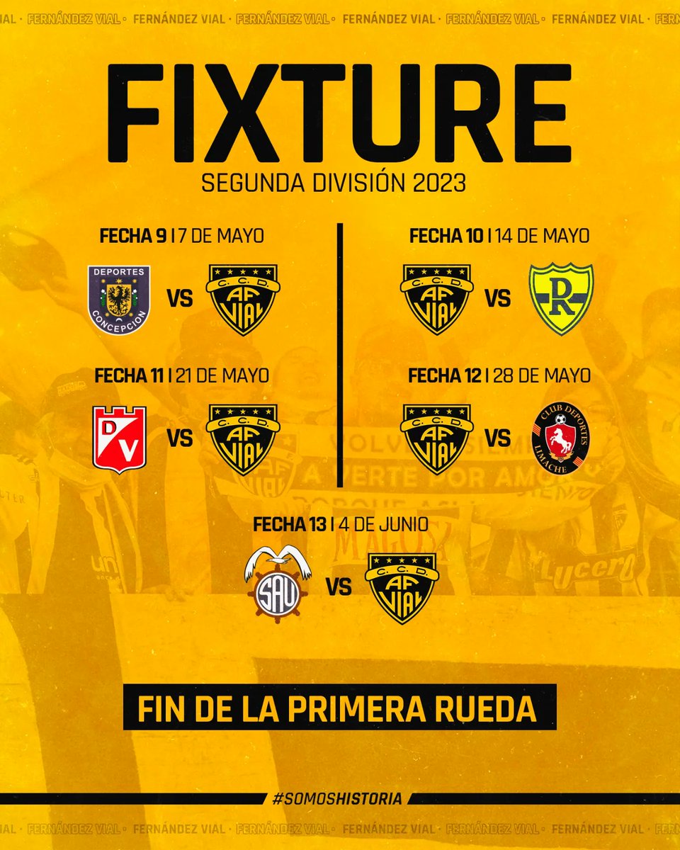 ¡Se acabó la espera! ⏱️

Ya tenemos nuestro fixture para el Campeonato de Segunda División 2023 ⚽️

#SomosHistoria 🚂