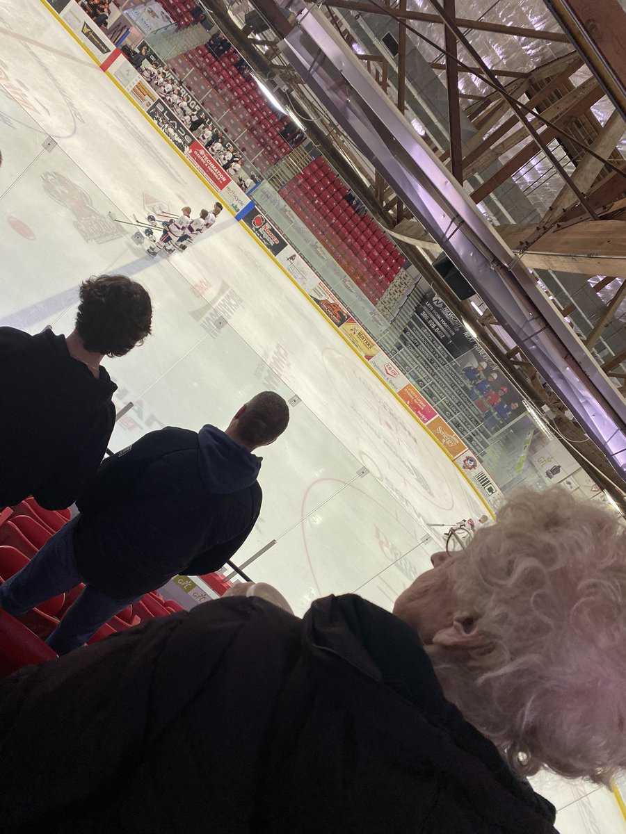 LindsayOrrell's tweet photo. Thanks for the win @CAC_U17AAA !! This beauty at 95 years old is the biggest hockey fan I know! https://t.co/HZGJHqXiZM