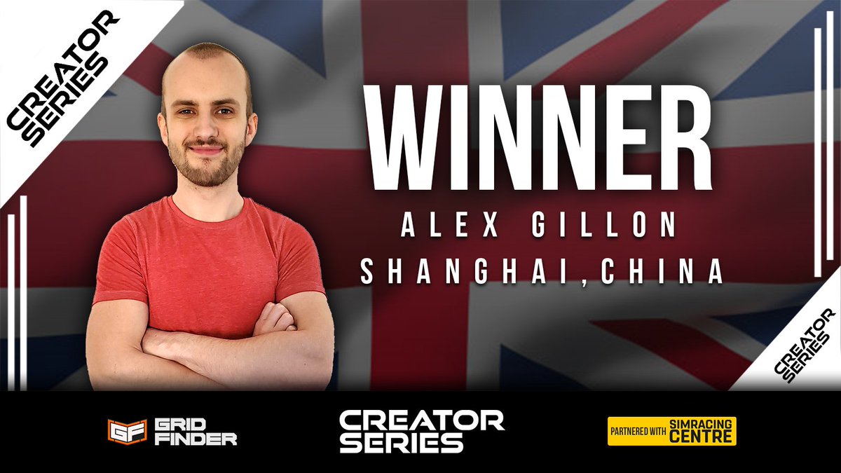CreatorSeriesGG's tweet photo. Guess what?! IT'S ANOTHER NEW RACE WINNER IN THE CREATOR SERIES!!!
@Alex_Gillon takes Gold in Shanghai! π¨π³π₯
MAKE THAT 6 DIFFERENT DRIVERS AND 6 DIFFERENT TEAMS TO WIN IN 6 DIFFERENT RACES!
β’
@GridFinder / @CentreSimracing
β’
#CreatorSeries #GridFinder #SimRacingcentre https://t.co/U7zwIlgB7J