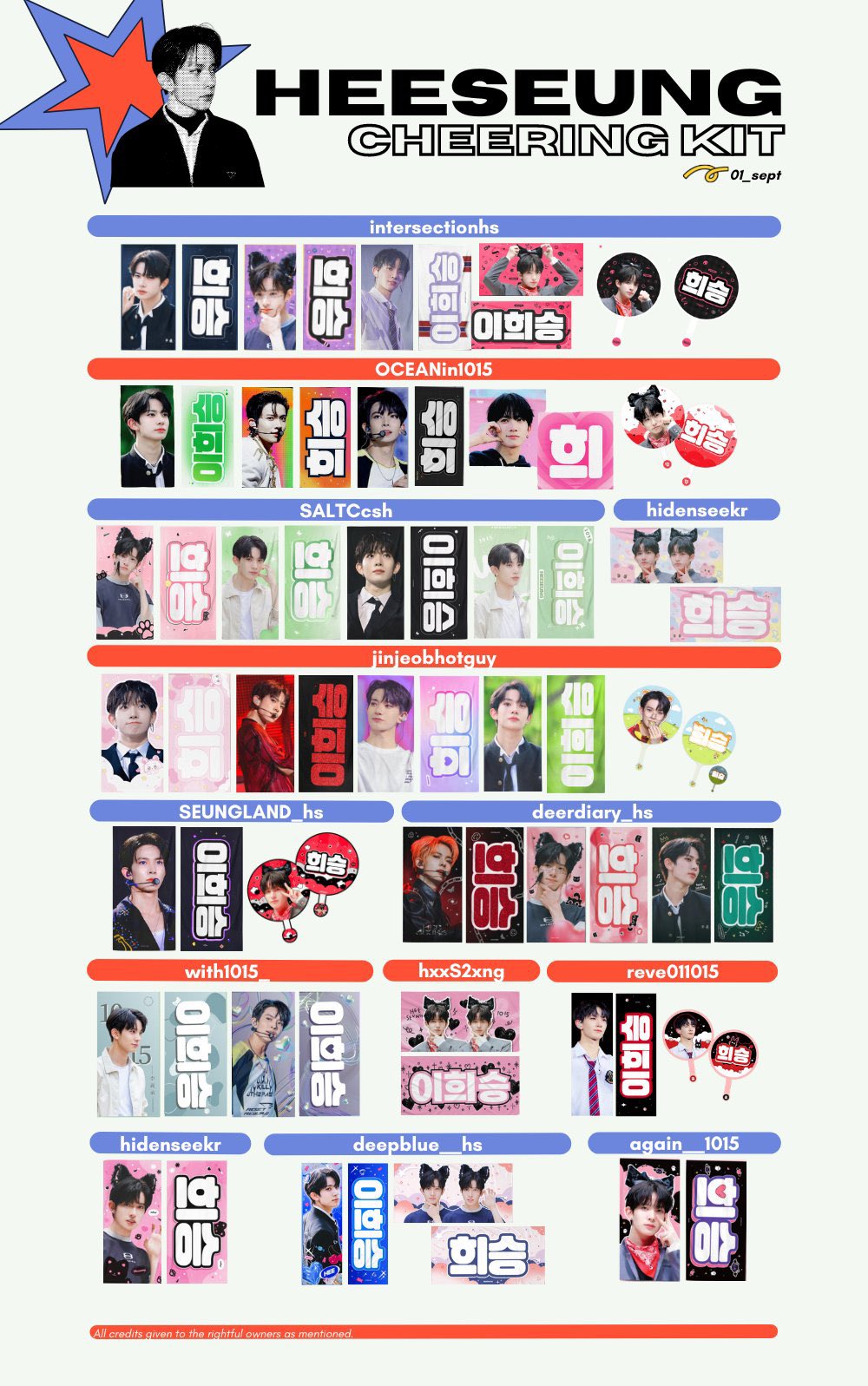 asta 🫙🍙 on Twitter "— ENHYPEN CHEERING KIT TEMPLATE • SLOGAN • HANDFAN / UCHIWA / PICKETS 🤍