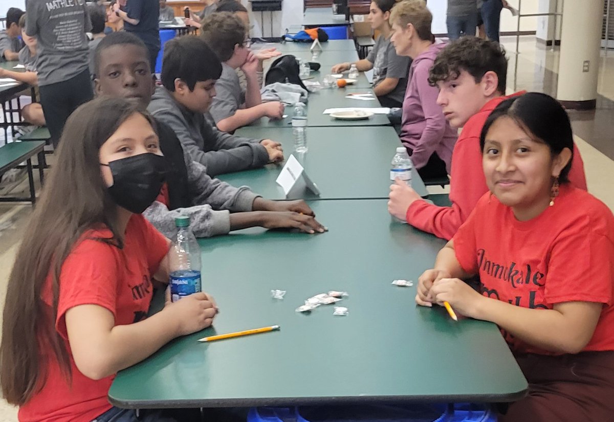 Allen_Math_IMS's tweet photo. IMS showed up at MathCounts Regional Competition ready to represent! Thanks Mr. Dimoff for going with us! @IMS_Indians https://t.co/pFP4dREL8V
