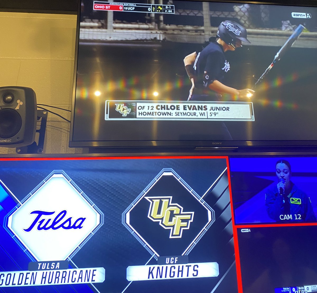 major_howe's tweet photo. Full day in the kingdom ! @EricLopezELO @jessicaburroug2 @lucas19rustrian at @UCF_Softball @OhioStateSB @AustinRLyon @BJTaylor_1 at @UCF_MBB @TUMBasketball #nottaggingBK https://t.co/DMjmMGGMuf