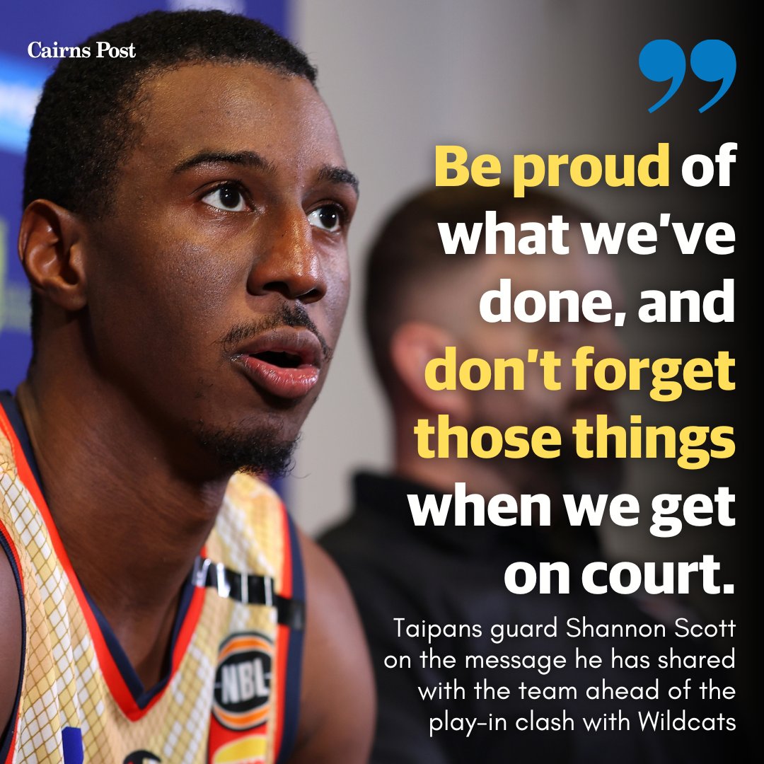 .<a href="/CairnsTaipans/">Cairns Taipans</a>' <a href="/3SScott/">Shannon Scott</a>  will be relied upon even more with two stars sidelined through injury. 🤕
It's a role he has  embraced throughout his time in the tropics, but becomes more pertinent in today's sudden death <a href="/NBL/">NBL</a> Play-in Game.
DETAILS 👉 cairnspost.com.au/sport/local-sp…