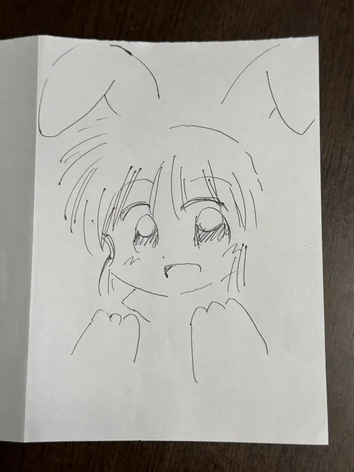 座布団の下から、年賀状の練習出てきたw https://t.co/hNKfBLCqeG 