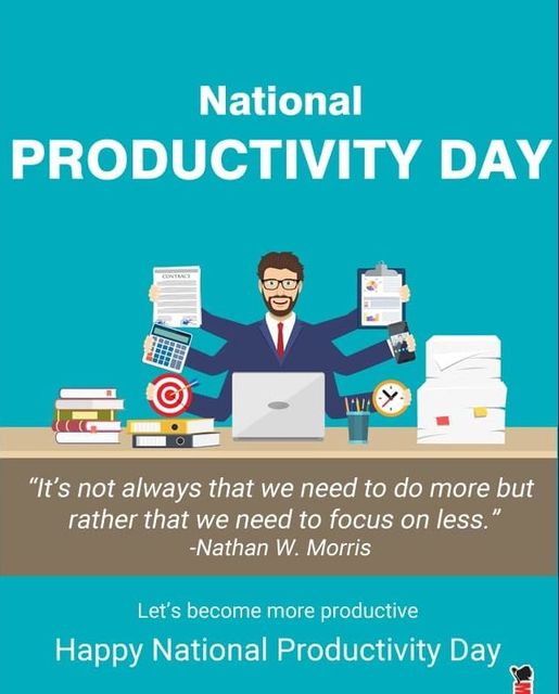The formation of National Productivity Council is being celebrated every year all over the country by commemorating 12th February as Productivity Day and following seven days as Productivity Week
#nationalproductivity #ProductivityWeek #nationalrproductivityday