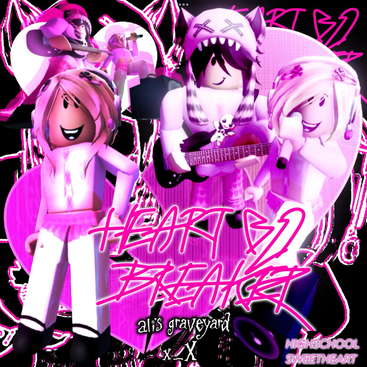 ‘HIGH SCHOOL BREAK UP’ OUT NOW!!
Buy matching outfits here!! : roblox.com/groups/1078993…
sending you a quick valentines luv from ali’s graveyard x_X 🫀🫀🫀
#ValentinesWeek #ValentinesDay2023 #ValentinesDay #RobloxDesigner #robloxclothinggroup #robloxclothing #Roblox #RobloxDev