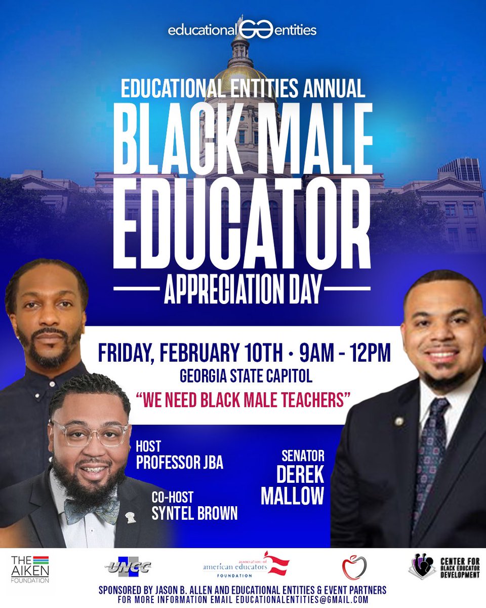 ProfessorJBA's tweet photo. The 2023 BME Appreciation Wk was amazing. I started this w/my students 4 yrs ago. Special thx to @GSCSDistrict1 Co host; Sen @DerekForGeorgia @AaeGeorgia @PGeducator #BOOKATL @BMEsTalk for your support. See more ๐ https://t.co/wf5hRieNLz #ProfessorJBA #teacher #BMEA #edchat ๐ https://t.co/MgECSR02Py