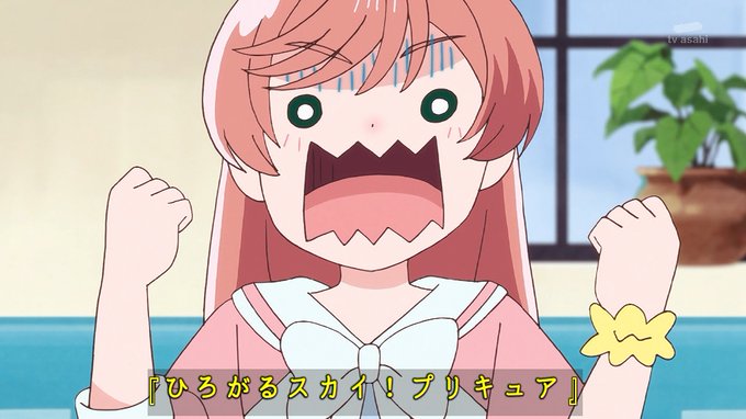 ましろちゃんw #nitiasa #precure 