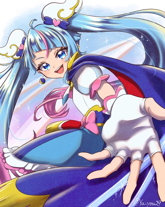 キュアスカイちゃん……カワイイネ王子様のようなお姫様のようなヒーロー #ひろプリ  #precure 