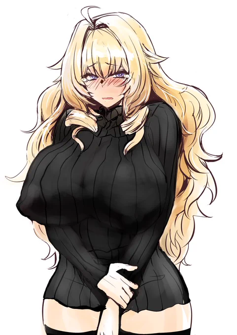 縦セタ黒差分( 'ー`*) 