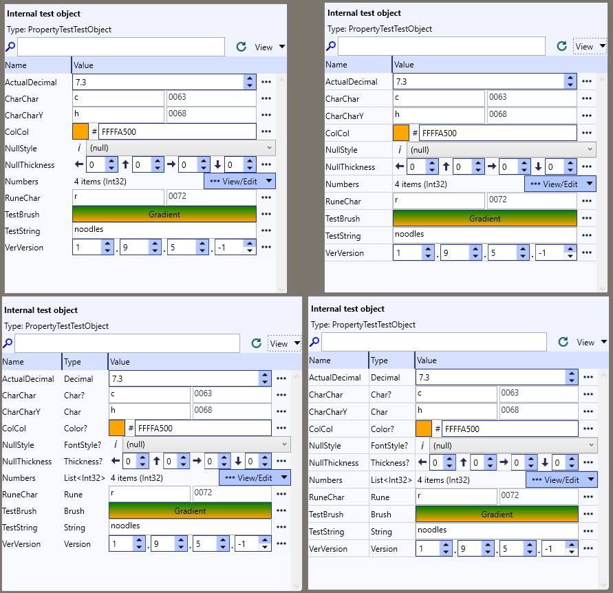 JaykeBirdCoding's tweet photo. Solid Shine UI 1.9.5 has been released! Including major improvements to the PropertyList control, and also some new features for FlatWindow, StringInputDialog, SelectableItem, and more!

View and download at https://t.co/Vrajk6xYCU

Here's some screenshots! #dotnet #wpf https://t.co/8C7l5tmLne