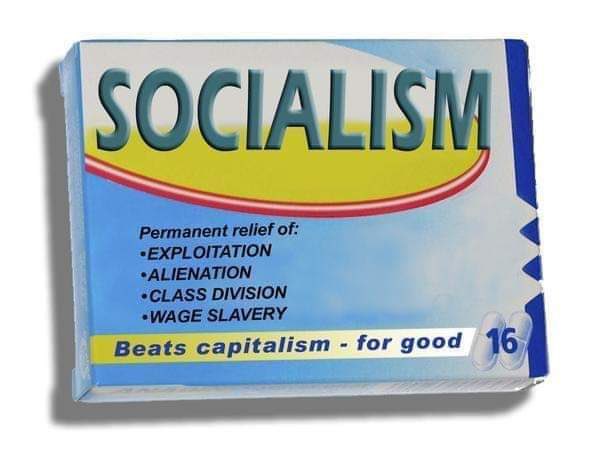 1WhiteRabbitt's tweet photo. Capitalism is the disease.
Socialism is the cure. https://t.co/nbM4XmpGDa