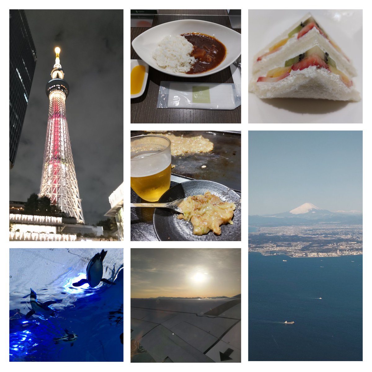 Mistrmacky's tweet photo. トーキョーキテマス。

#富士山見えた
#千疋屋でランチ
#サンシャイン水族館ペンギンかわよ
#スカイツリー
#やっぱりもんじゃ焼き https://t.co/hszyA1W96f
