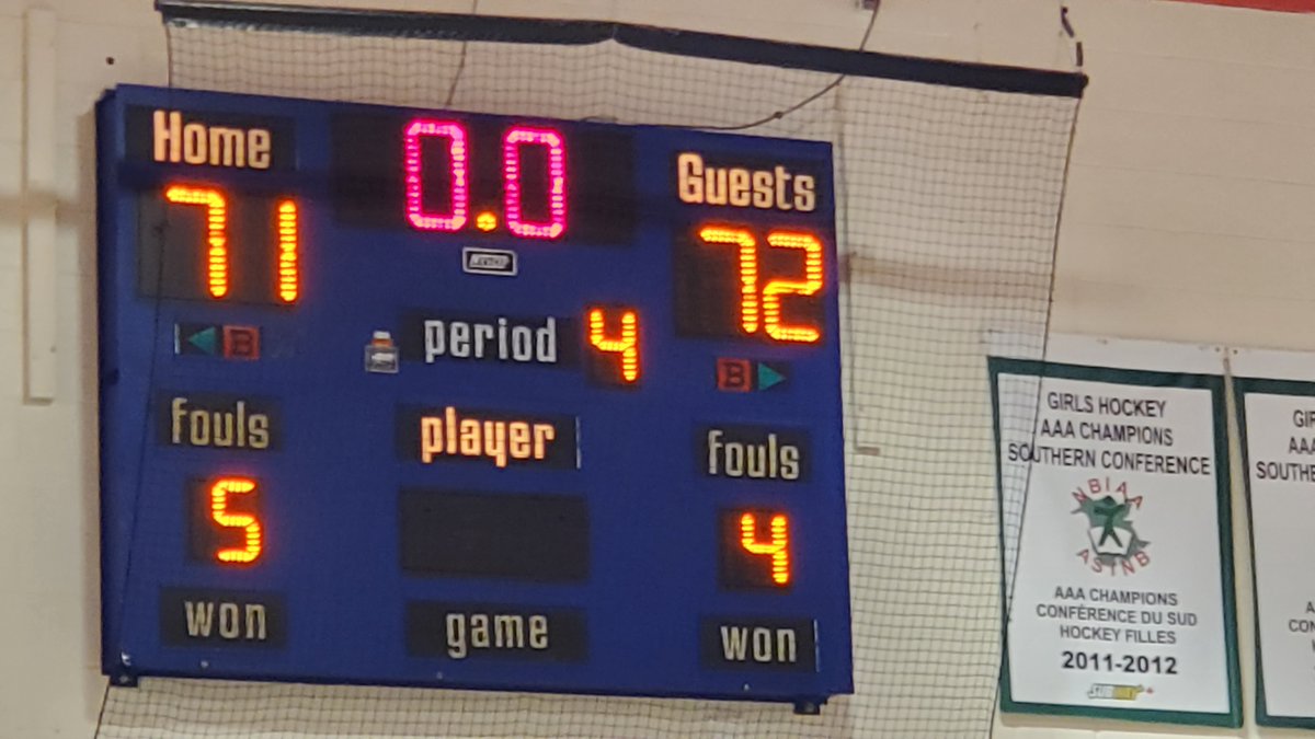 The KVHS come back falls short. Leo Hayes grinds out the 72-71 victory securing their place in the finals against FHS tomorrow and a trip to sectionals. KVHS will battle Rothesay tomorrow at 9:00 am in a must win game for both teams.
