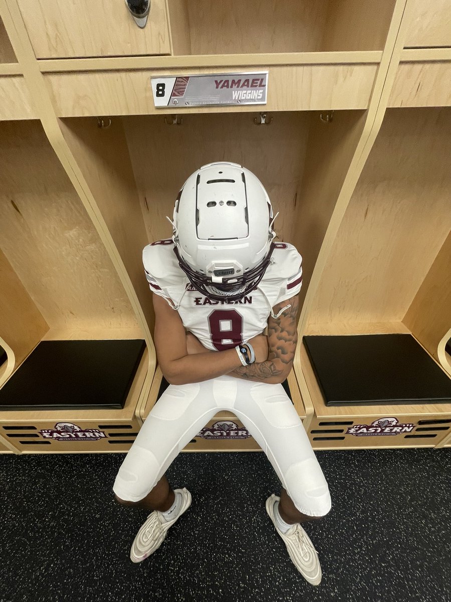 Yamael Wiggins (@yamaelw) on Twitter photo After a great talk with coach <a href="/Coach_Crock/">Billy Crocker</a> and <a href="/CoachNateHinkle/">Nate Hinkle</a> I am Extremely blessed and thankful to receive an offer from <a href="/EUEaglesFB/">Eastern University Football</a> !!! After a great talk with coach <a href="/Coach_Crock/">Billy Crocker</a> and <a href="/CoachNateHinkle/">Nate Hinkle</a> I am Extremely blessed and thankful to receive an offer from <a href="/EUEaglesFB/">Eastern University Football</a> !!!