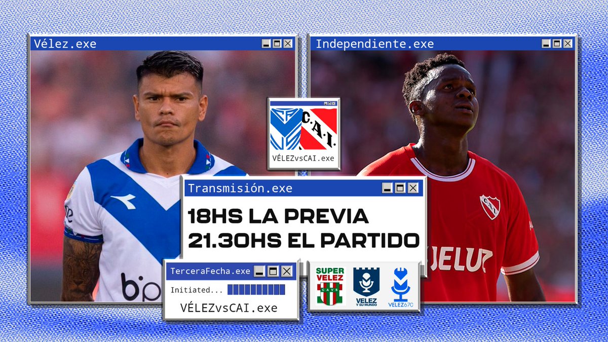 velez670's tweet photo. 🚨 ¡ARRANCA LA SÚPERTRANSMISIÓN!
💥 Desde el José Amalfitani 🏠🏟 empezamos a vivir #Vélez vs. #Independientemente!
🗣 Relatos: @ROBERTOSILEO
🎤 Comentarios: @AgustinSileo
🎙 Vestuarios: @blassdelisio y @JulianCarrera_
🔴 YouTube: https://t.co/EcfurPZzLI https://t.co/rZCs7dtPEH