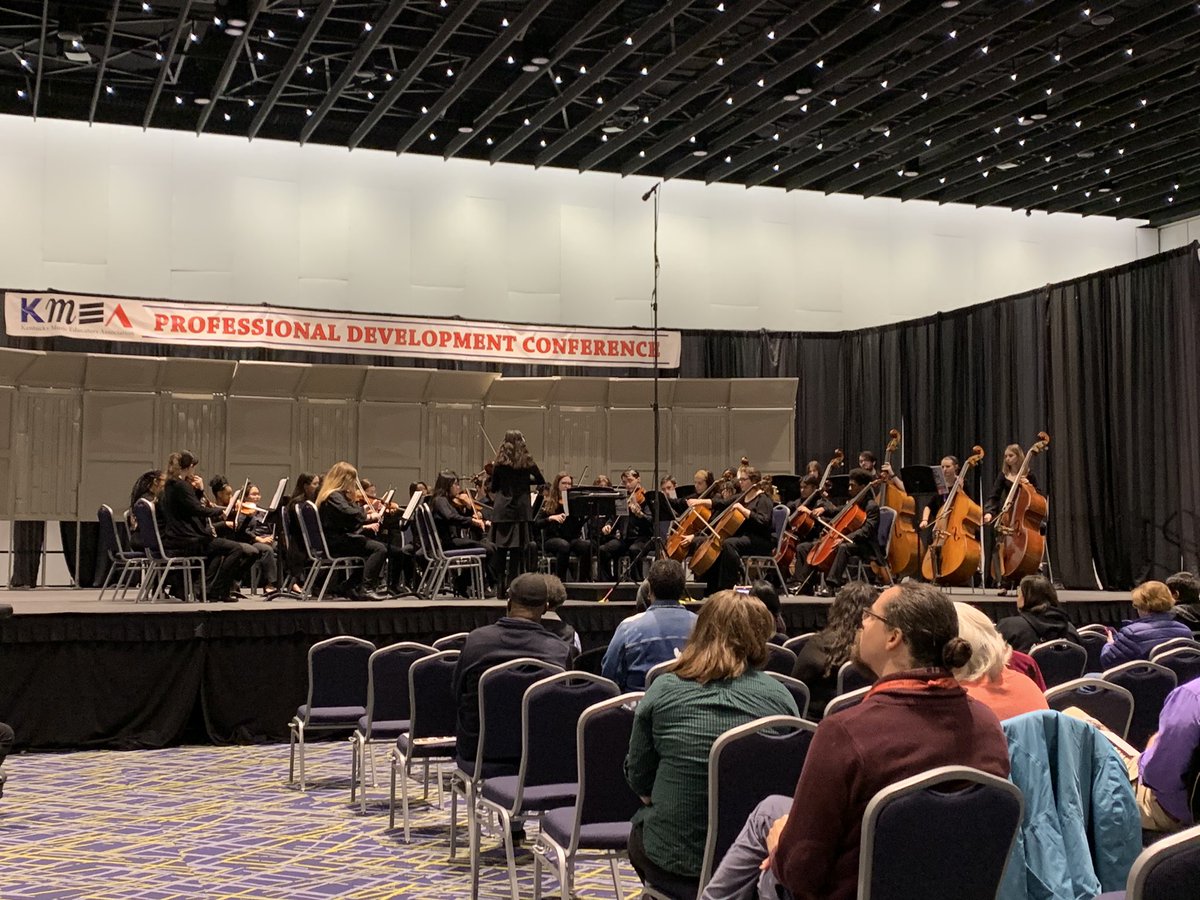 Congratulations to our own Male HS Orchestra for the performance at the KMEA in-service! @MalePrincipal #4theH